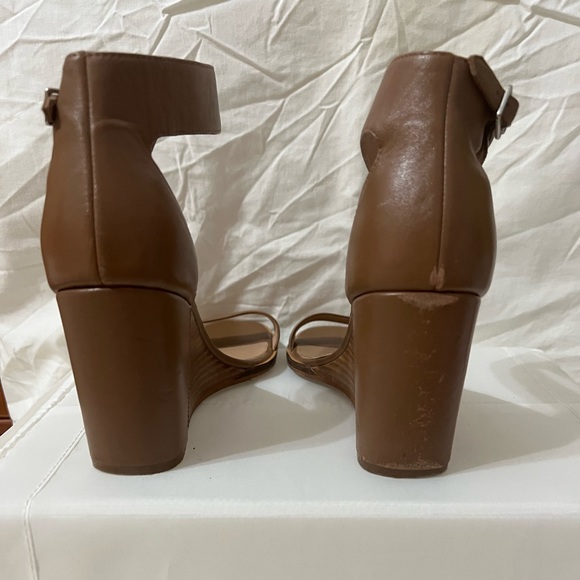 NEW Linea Paolo Elodie Wedge Sandal Brown - Picture 2 of 4